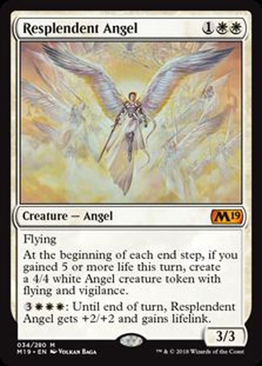 [EX+]輝かしい天使/Resplendent Angel《英語》【M19】