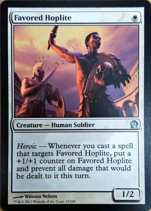 Hpld 恩寵の重装歩兵 Favored Hoplite 英語 Ths カードラッシュ Mtg