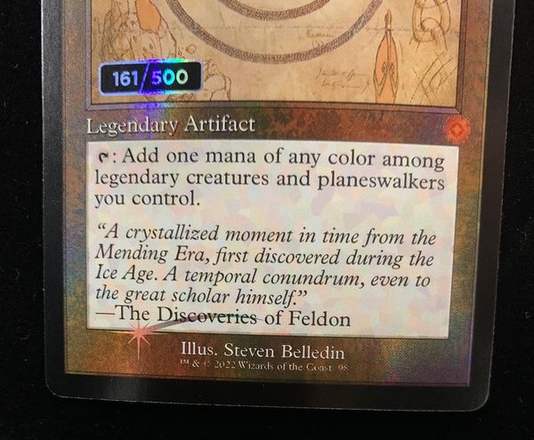 (ダブルレインボウFOIL)(設計図)モックス・アンバー/Mox Amber《英語》【BRR】
