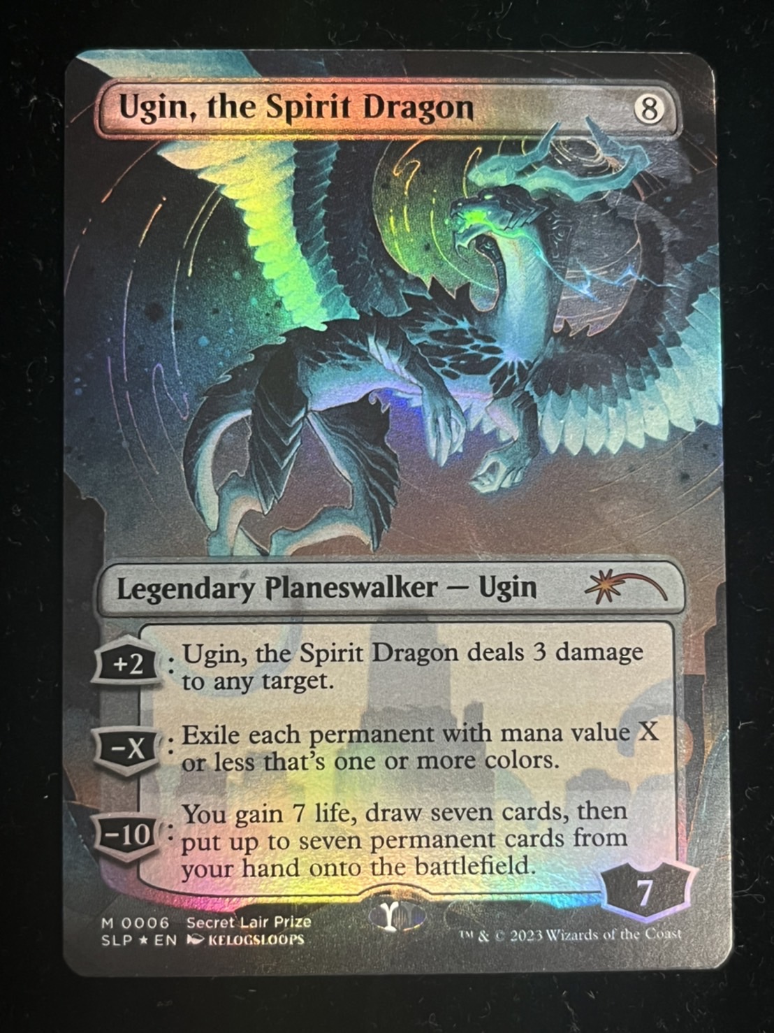 (FOIL)(0006)精霊龍、ウギン/Ugin, the Spirit Dragon《英語》【Secret Lair Showdown】