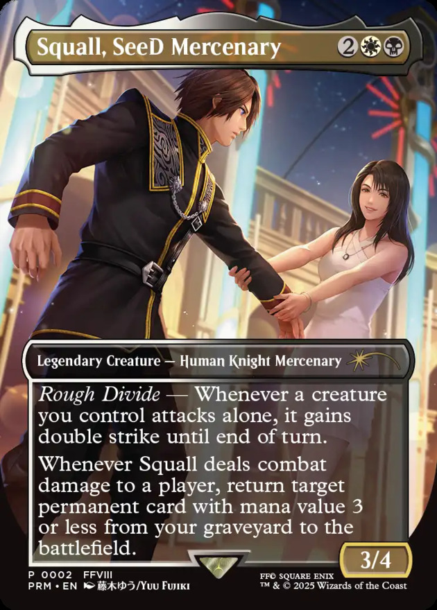 【一部予約販売】 FOIL)SeeDの傭兵、スコール/Squall, SeeD Mercenary《英語》【PRM】 マジック：ザ・ギャザリング