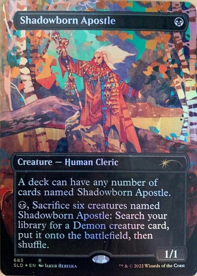shadowborn apostle 影生まれの使徒 FOIL secret MTG English Shadowborn Apostle (688) NM Foil Secret Lair | eBay