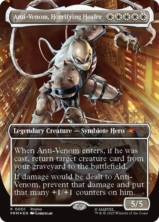 MTG EDH デッキ 恐ろしき癒し手、アンチヴェノム FOIL)(0001)恐ろしき癒し手、アンチヴェノム/Anti-Venom, Horrifying