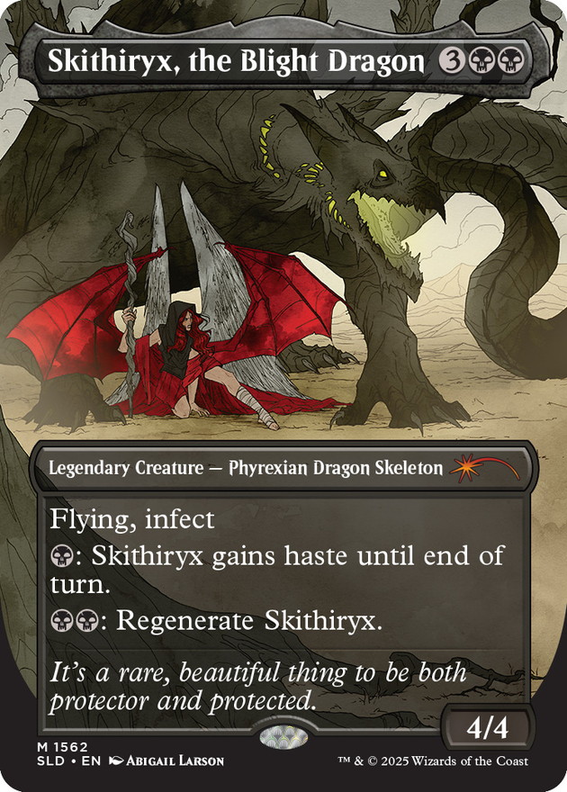 FOIL)(1562)荒廃のドラゴン、スキジリクス/Skithiryx, the Blight