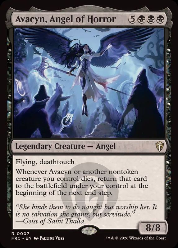 恐怖の天使、アヴァシン/Avacyn, Angel of Horror《英語》【FRC】