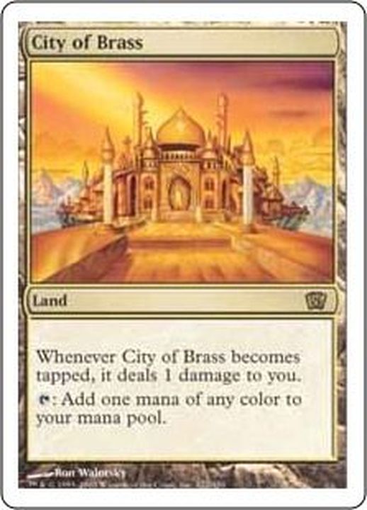 EX]真鍮の都/City of Brass《英語》【8ED】 - カードラッシュ[MTG]