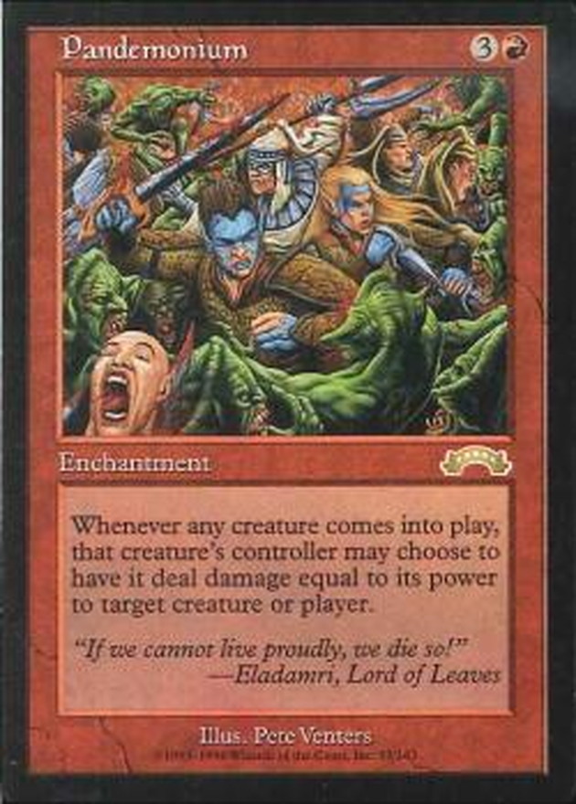 MTG 伏魔殿/Pandemonium EXO 4枚 版 EX]伏魔殿/Pandemonium《英語》【EXO】