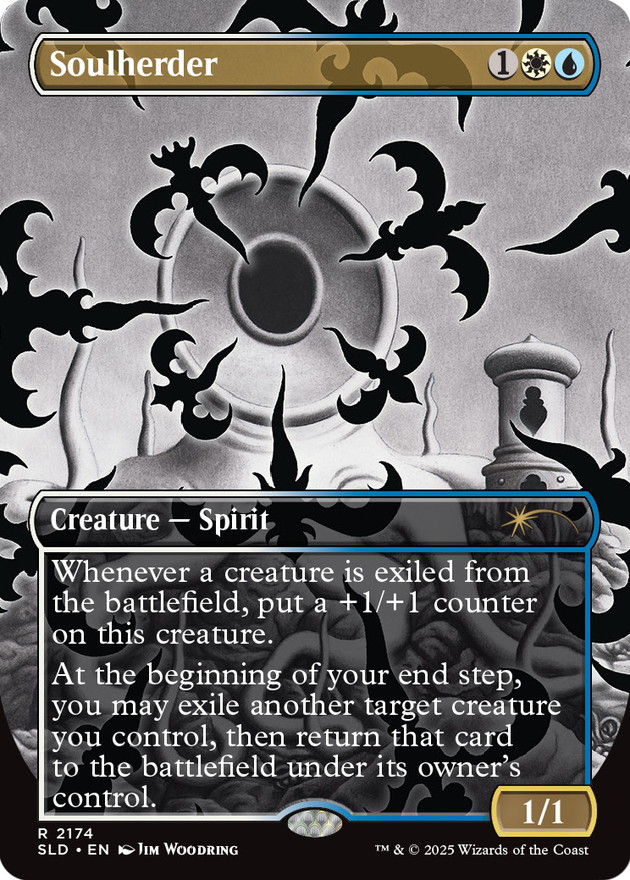 MTG 英語版 EX+](FOIL)(2174)魂寄せ/Soulherder《英語》【SLD】