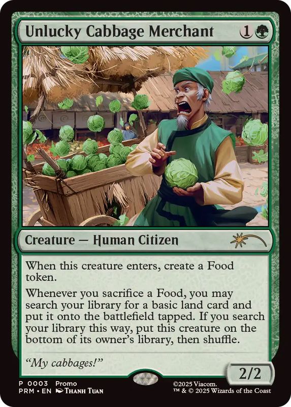 不幸なキャベツ売りの商人/Unlucky Cabbage Merchant《英語》【PRM】