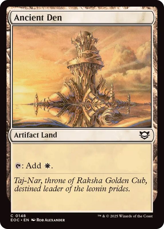 mtg 古えの居住地　英　foil 4枚セット 古えの居住地/Ancient Den《英語》【EOC】