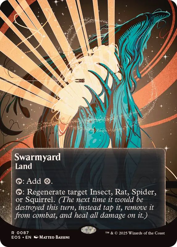 FOIL)(フルアート)(0087)群がりの庭/Swarmyard《英語》【EOS】