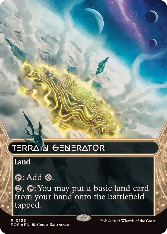 EX+](ギャラクシーFOIL)(0133)地形形成装置/Terrain Generator