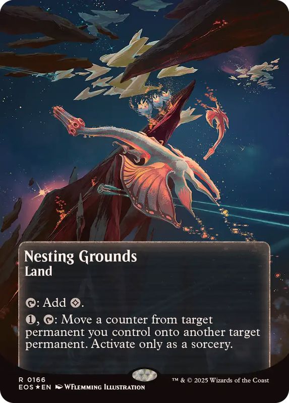 EX+](ギャラクシーFOIL)(0166)巣ごもりの地/Nesting Grounds