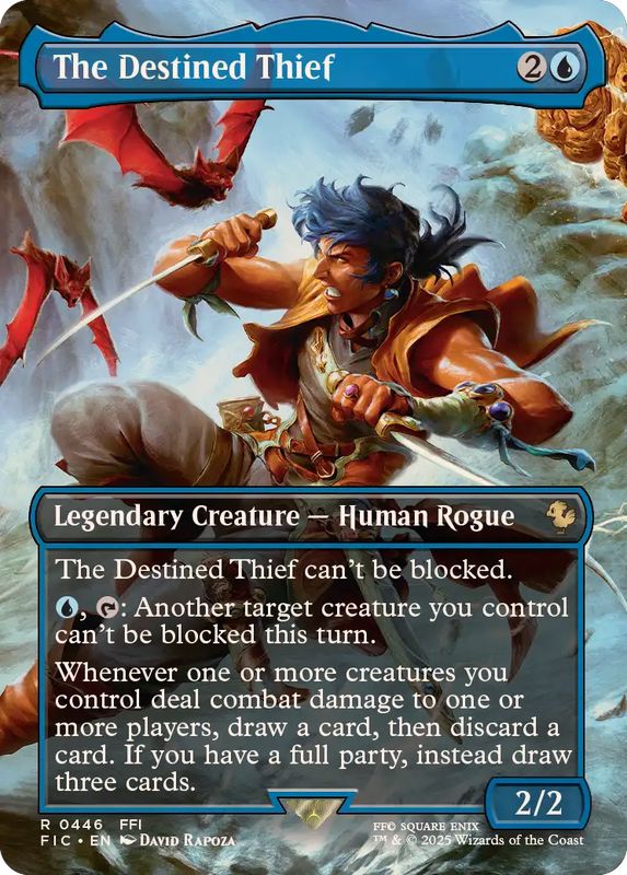 FOIL)(フルアート)伝承に記されしシーフ/The Destined Thief《英語