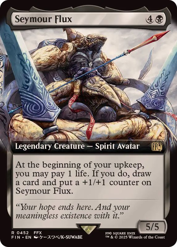 【一部予約販売】 EX+](FOIL)(フルアート)シーモア：終異体/Seymour Flux《英語 マジック：ザ・ギャザリング