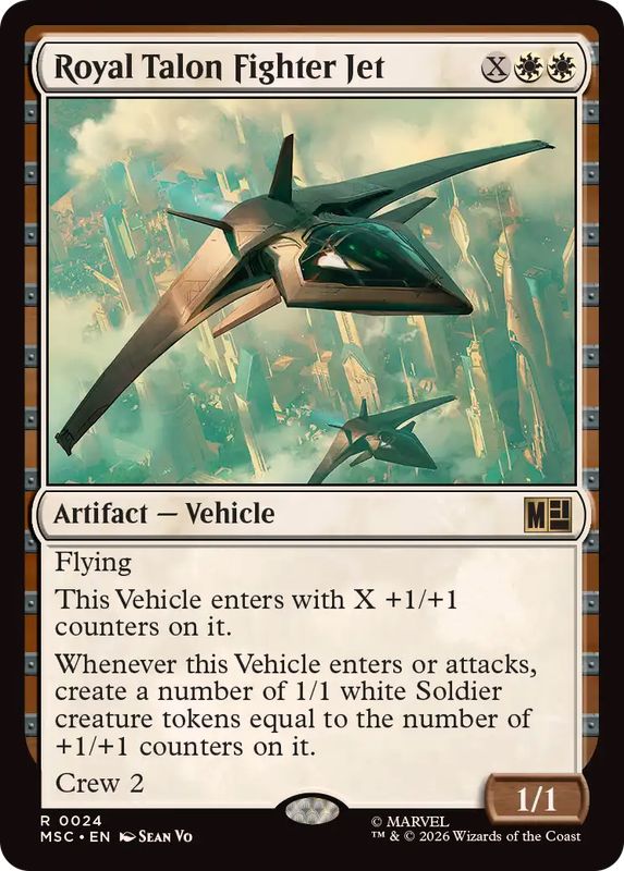 サージFOIL)ロイヤル・タロン戦闘機/Royal Talon Fighter Jet《英語