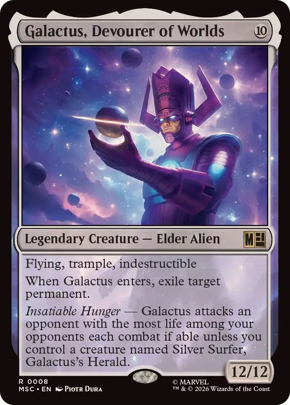 EX+](サージFOIL)世界を喰らうもの、ギャラクタス/Galactus, Devourer