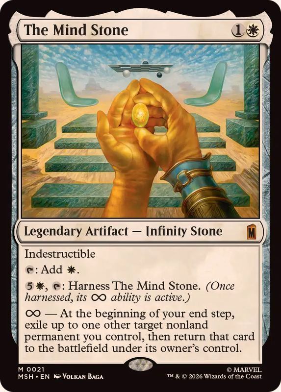 EX+](FOIL)マインド・ストーン/The Mind Stone《英語》【MSH】