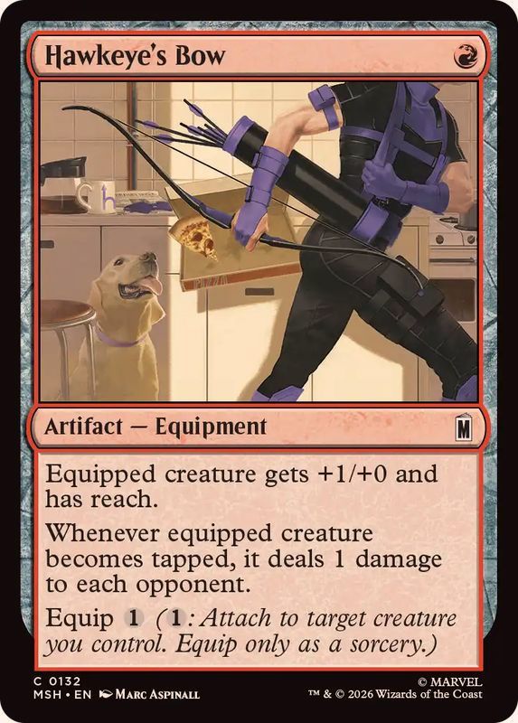 EX+](FOIL)ホークアイの弓/Hawkeye's Bow《英語》【MSH】