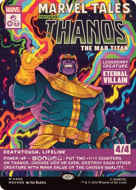FOIL)(フルアート)(0400)マッドタイタン、サノス/Thanos, the Mad