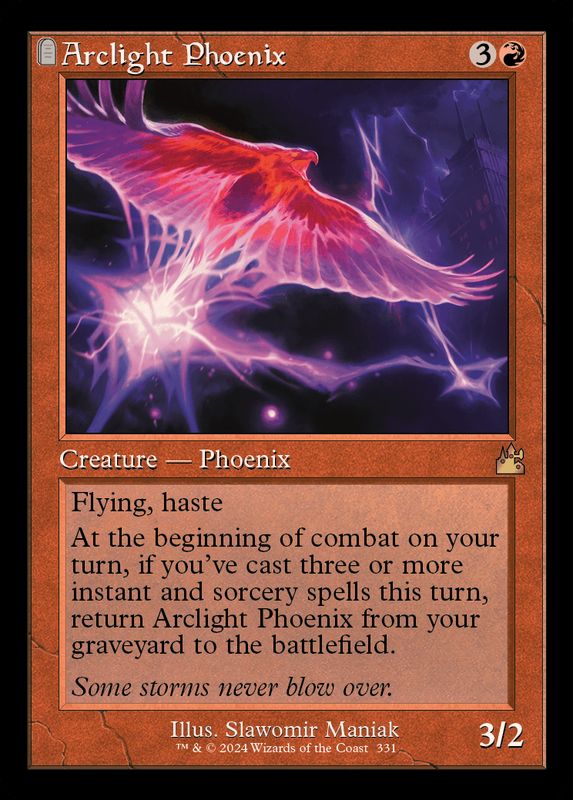 mtg 弧光のフェニックスarclight phoenix （英）foil1枚マジック