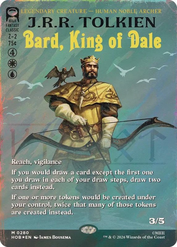 EX+](サージFOIL)谷間の国の王、バルド/Bard, King of Dale《英語》【HOB】