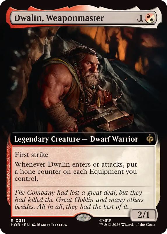 EX+](FOIL)(フルアート)武器の達人、ドワーリン/Dwalin, Weaponmaster