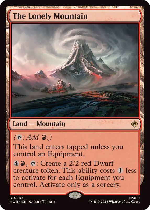 FOIL)はなれ山/The Lonely Mountain《英語》【HOB】