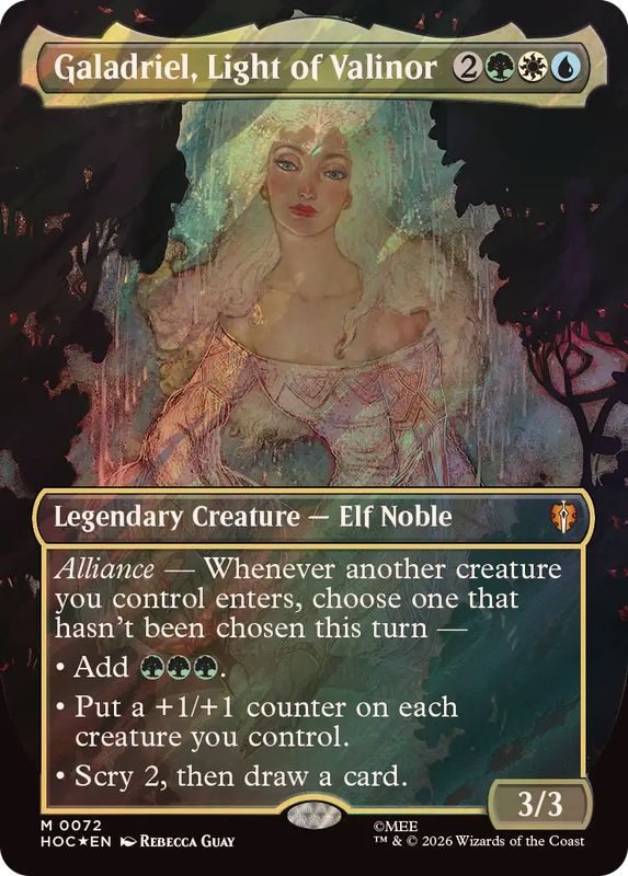 EX+](サージFOIL)ヴァリノールの光、ガラドリエル/Galadriel, Light of