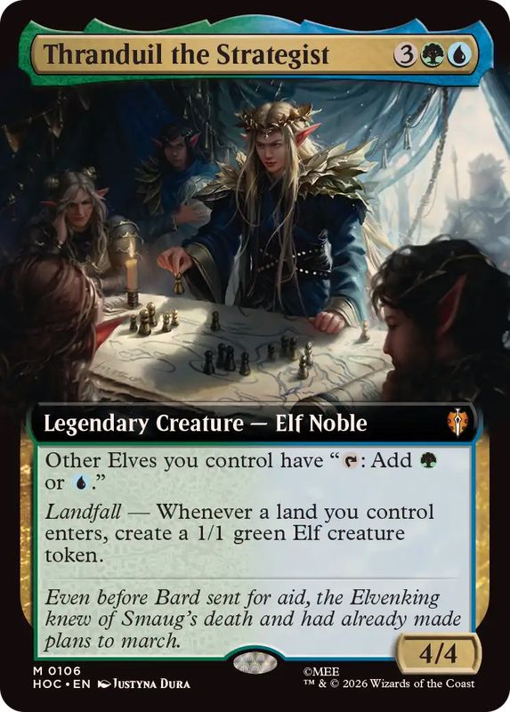 FOIL)(フルアート)戦略家、スランドゥイル/Thranduil the Strategist