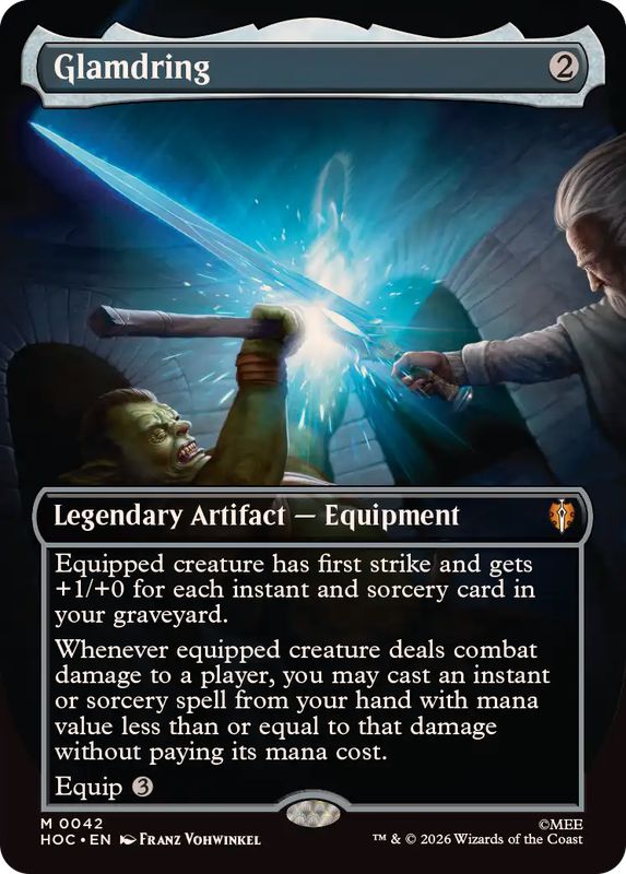 MTG グラムドリング Foil(英語) EX+](FOIL)(フルアート)グラムドリング/Glamdring《英語》【HOC】