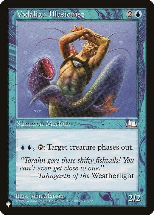 ヴォーデイリアの幻術師 Vodalian Illusionist 英語 Reprint Cards The List ヴォーデイリアの幻術師 Vodalian Illusionist 英語 Reprint Cards The List