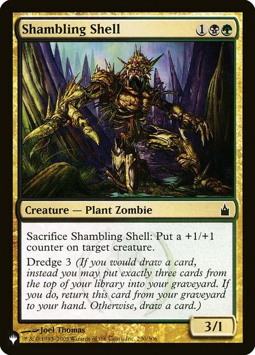 よろめく殻 Shambling Shell 英語 Reprint Cards The List よろめく殻 Shambling Shell 英語 Reprint Cards The List