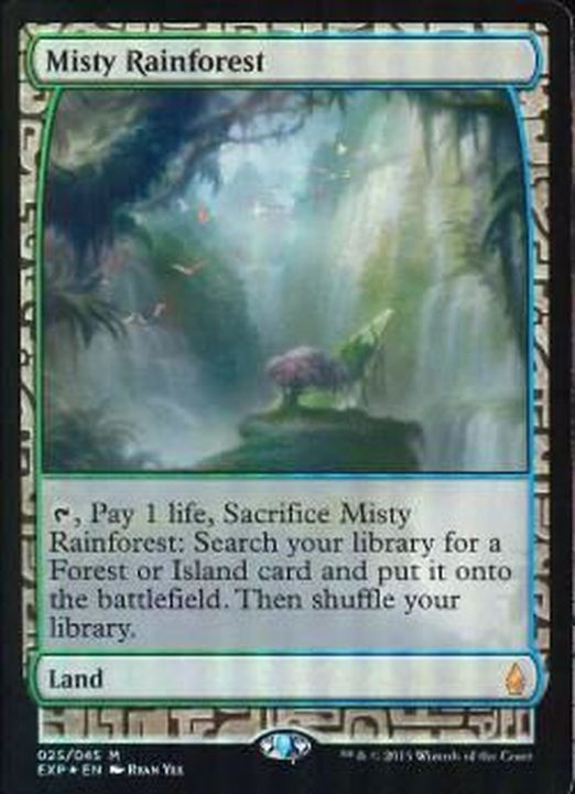 MTG 霧深い雨林/Misty Rainforest 英語版４枚セット - luknova.com