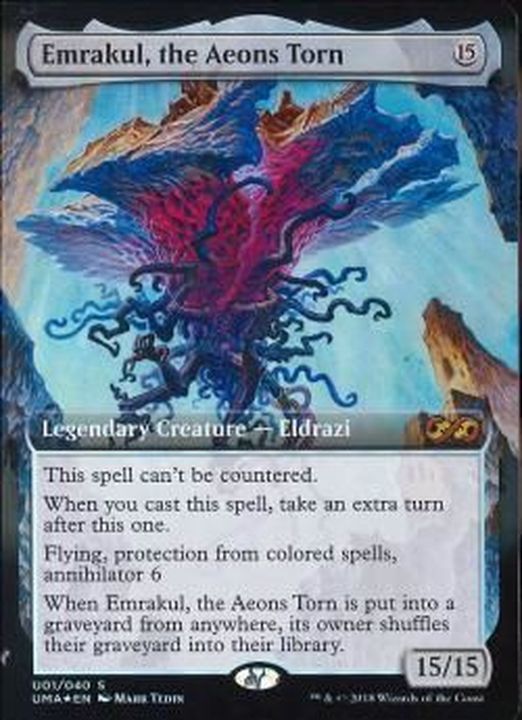 [EX+](FOIL)引き裂かれし永劫、エムラクール/Emrakul, the Aeons Torn《英語》【UBT】