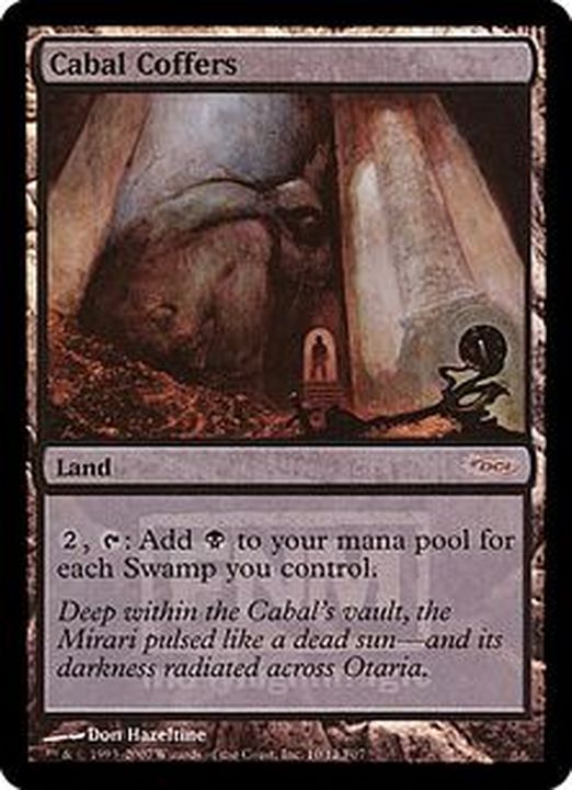 (FOIL)陰謀団の貴重品室/Cabal Coffers《英語》【FNM Promos】