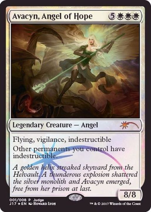 (FOIL)希望の天使アヴァシン/Avacyn, Angel of Hope《英語》【Judge Promos】