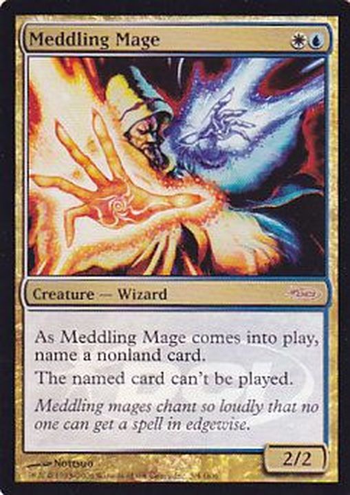 [EX+](FOIL)翻弄する魔道士/Meddling Mage《英語》【Judge Promos】