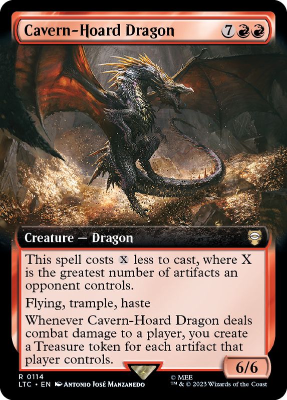 フルアート)洞窟に宝蓄えしドラゴン/Cavern-Hoard Dragon《英語