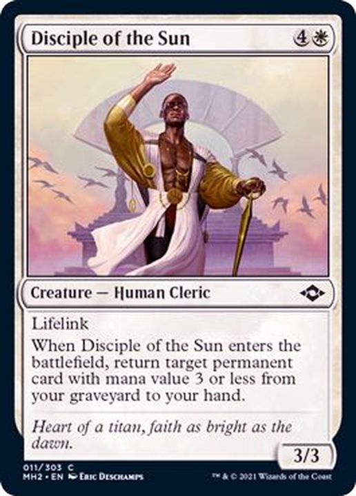 Foil 太陽の信奉者 Disciple Of The Sun 英語 Mh2 Foil 太陽の信奉者 Disciple Of The Sun 英語 Mh2