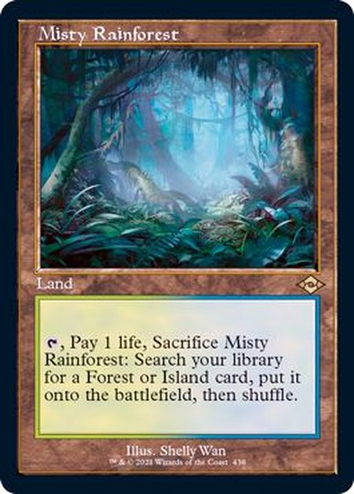 MTG 霧深い雨林/Misty Rainforest 英語版４枚セット - luknova.com