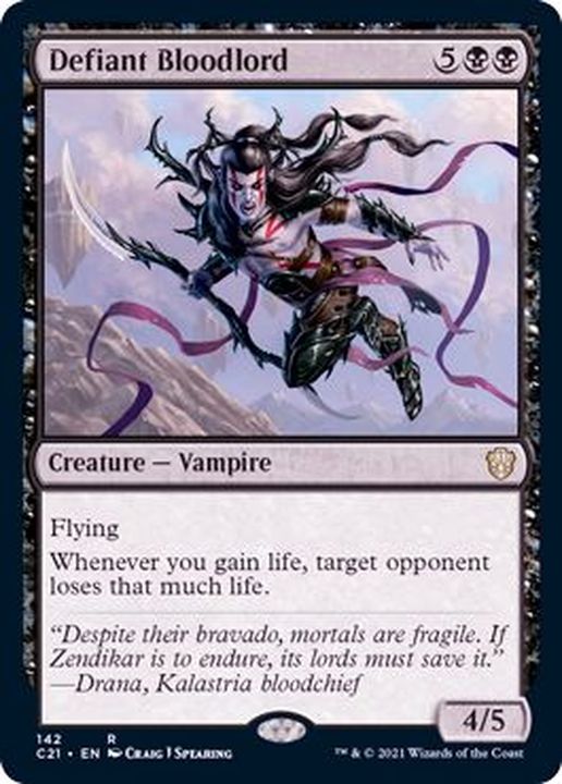 Ex 果敢な血王 Defiant Bloodlord 英語 Commander 21