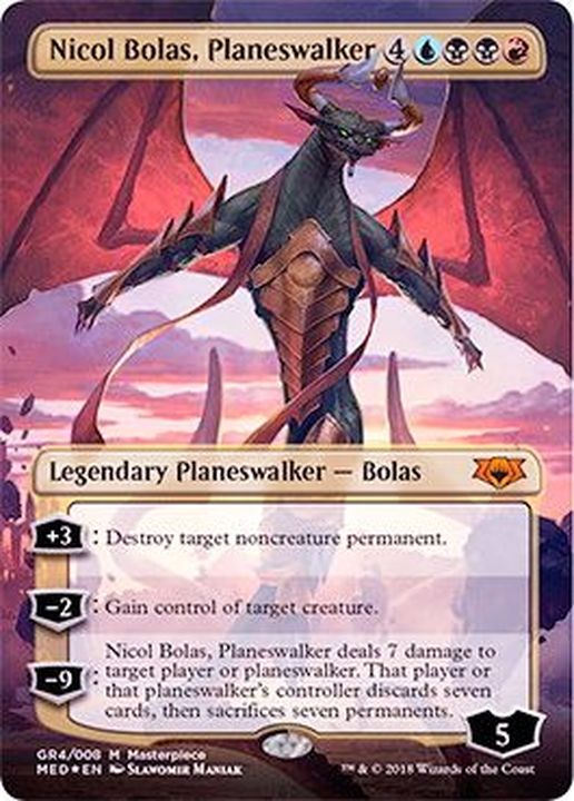 (FOIL)プレインズウォーカー、ニコル・ボーラス/Nicol Bolas, Planeswalker《英語》【MED-GRN】