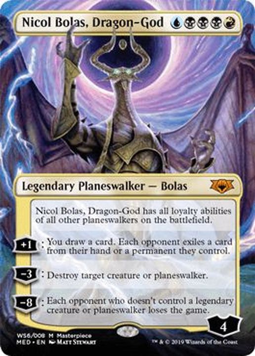 (FOIL)龍神、ニコル・ボーラス/Nicol Bolas, Dragon-God《英語》【MED-WAR】