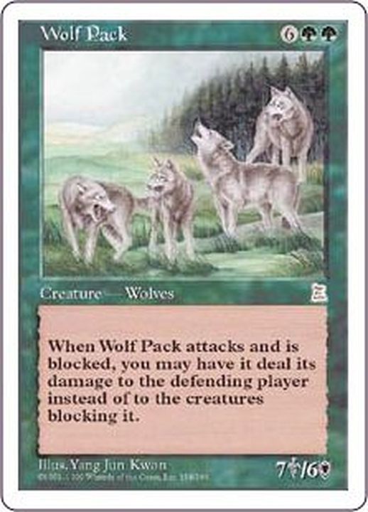 MTG 狼の群れ 日本語 ポータル三国志 - マジック：ザ・ギャザリング