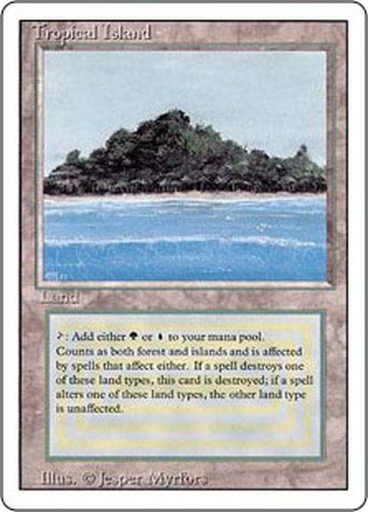 MTG Tropical Island 英語